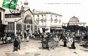 1262- Maison-Carree - Le Marche et la Mairie